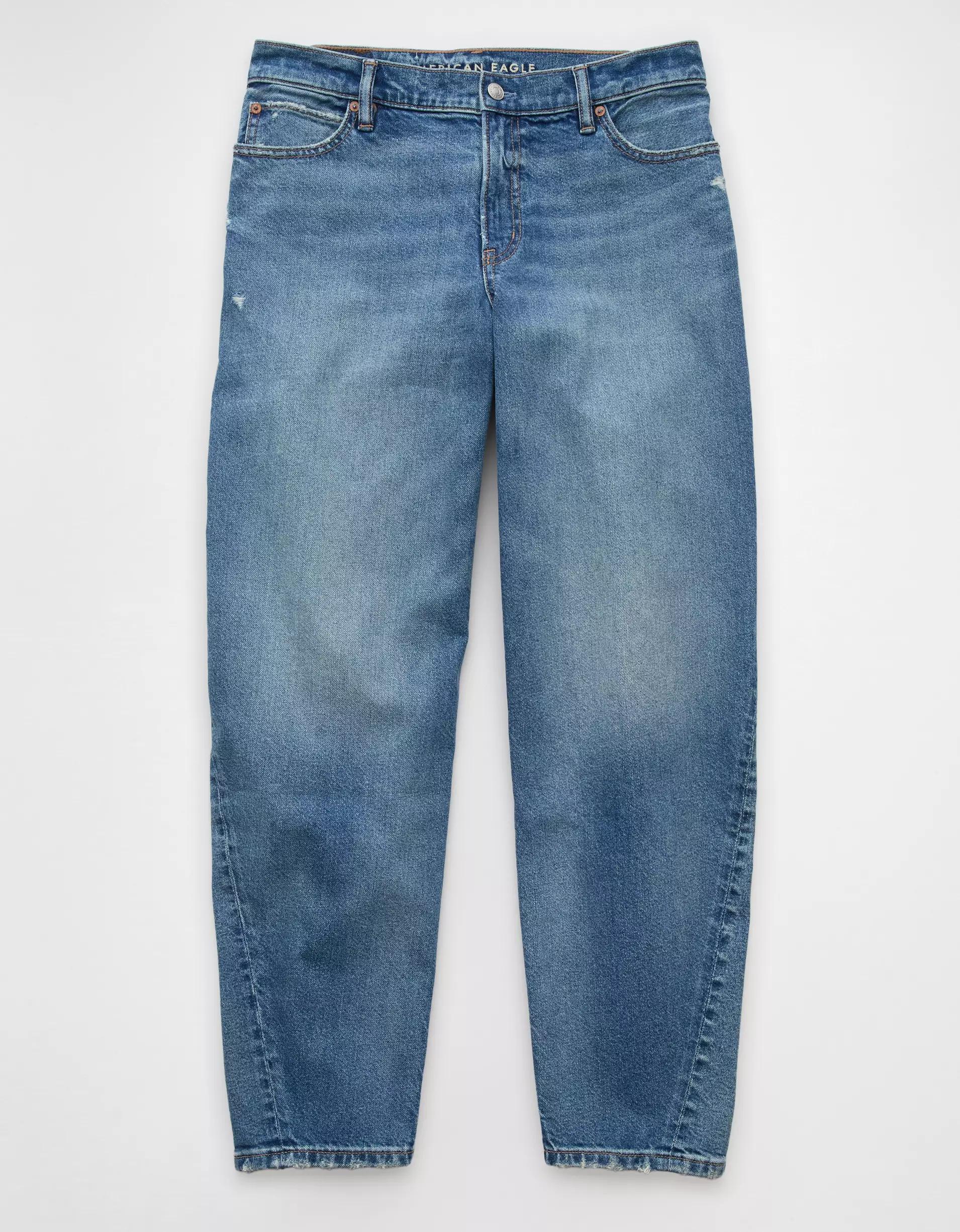 AE Strigid Low-Rise Baggy Barrel Jean Product Image