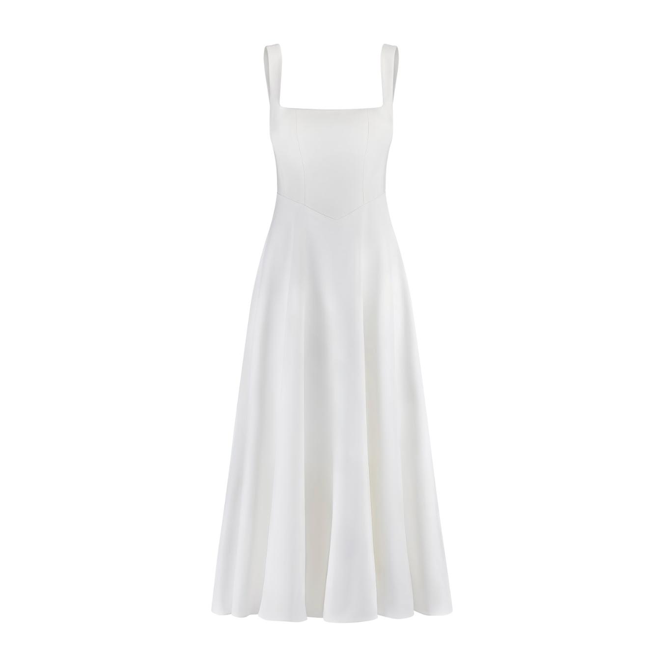 Square Neck Midi Dress Product Image