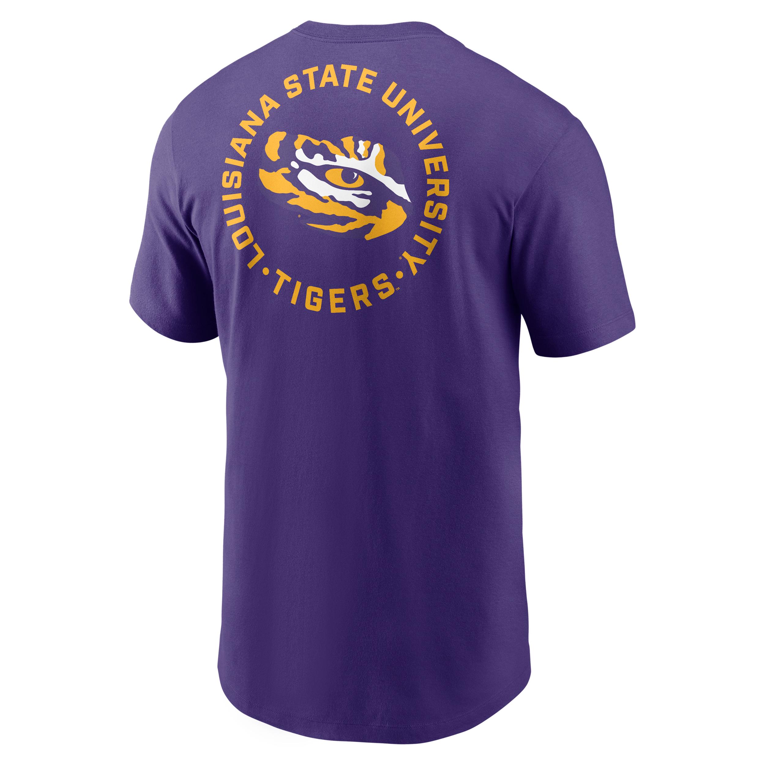 LSU Campus 2-Hit Nike Mens College T-Shirt | N19906GLSN-A41 Product Image
