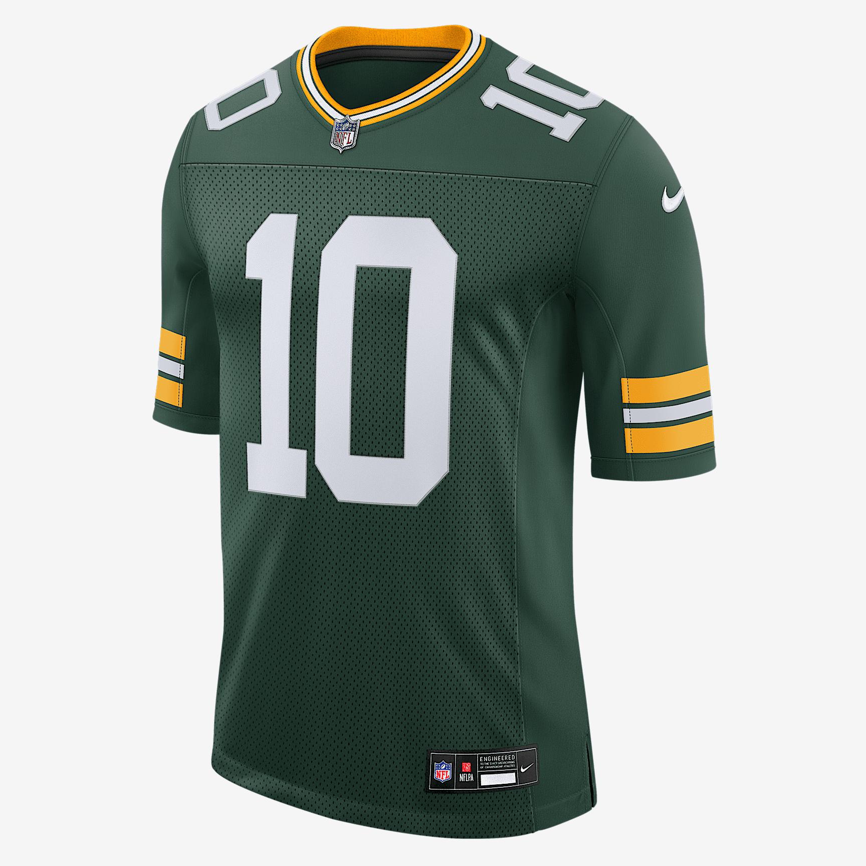 Jordan Love Green Bay Packers Nike Mens Dri-FIT NFL Limited Jersey | 32NMGPLH7TF-017 Product Image