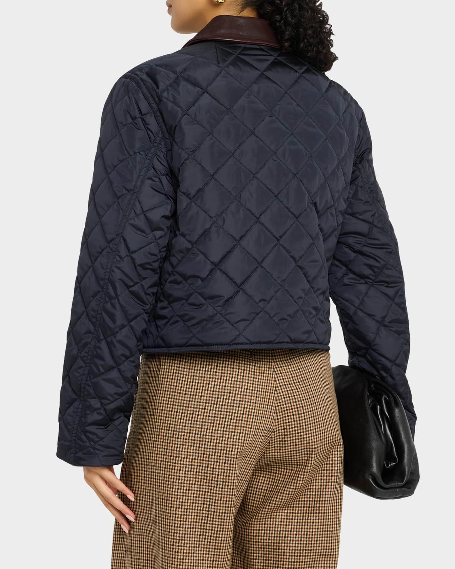 Henri Quilted Contrast Collar Jacket Product Image