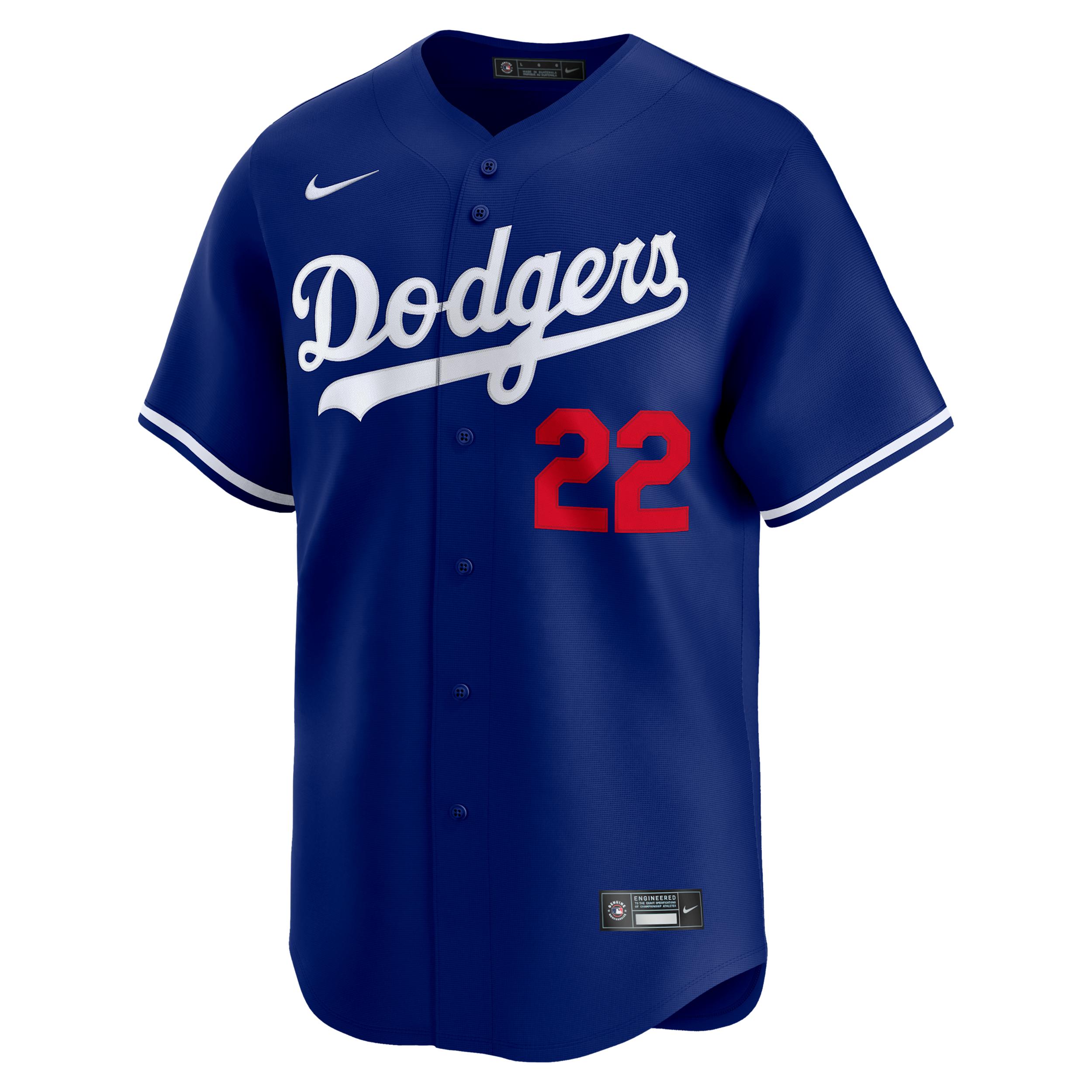 Clayton Kershaw Los Angeles Dodgers Men's Nike Dri-FIT ADV MLB Limited Jersey Product Image