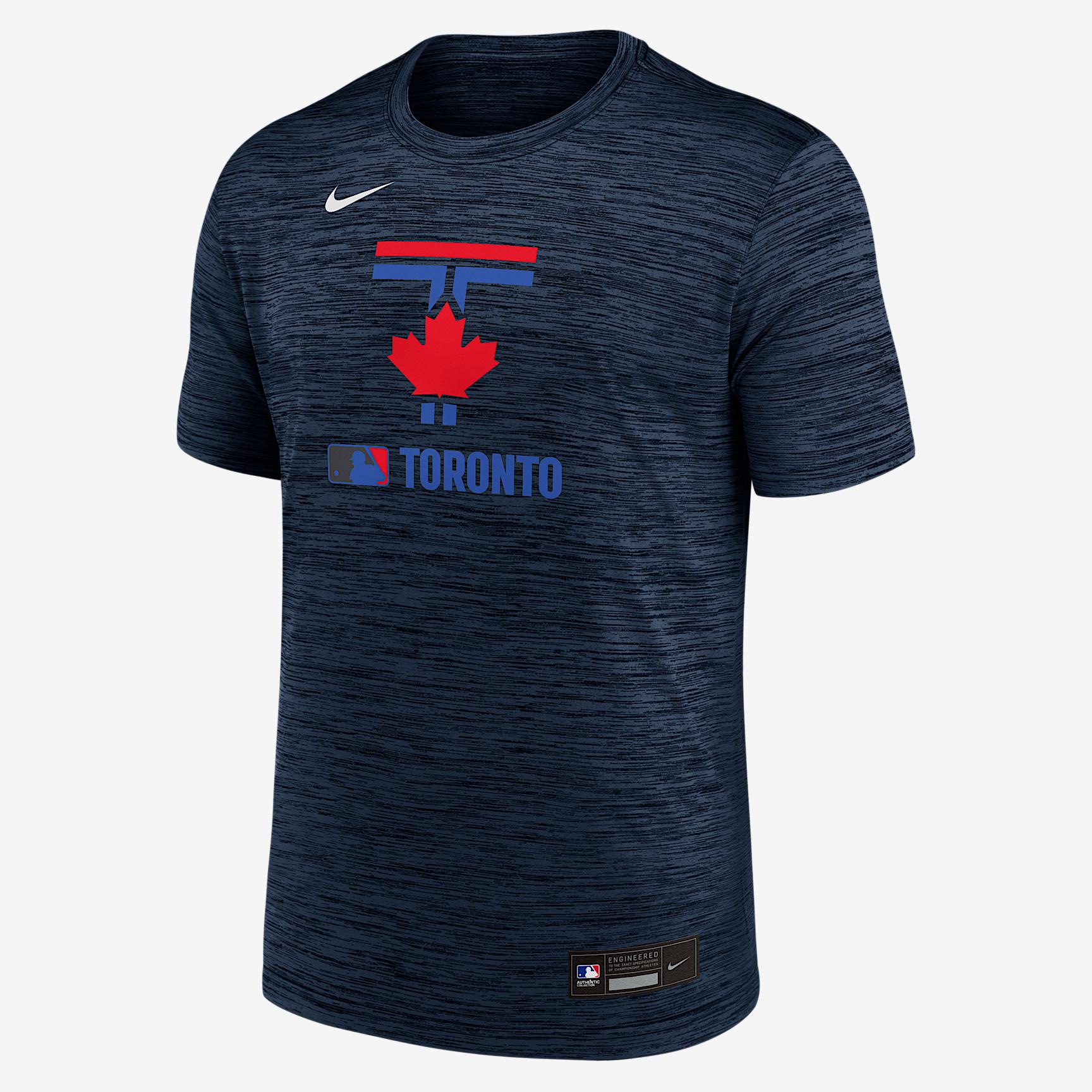 Toronto Blue Jays Authentic Collection City Connect Velocity Nike Men's Dri-FIT MLB T-Shirt Product Image