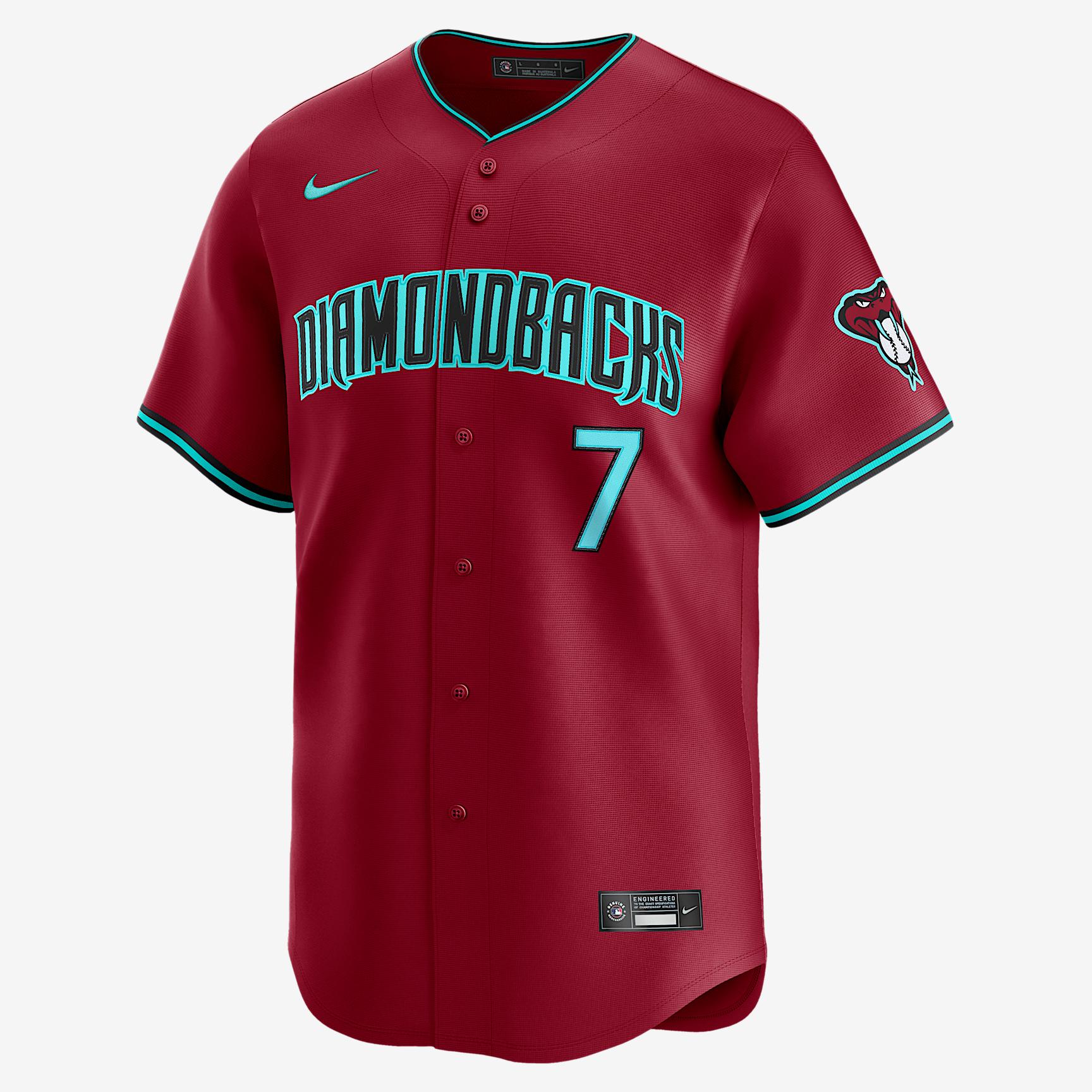 Corbin Carroll Arizona Diamondbacks Nike Mens Dri-FIT ADV MLB Limited Jersey | T7LMDKHODQ9-009 Product Image