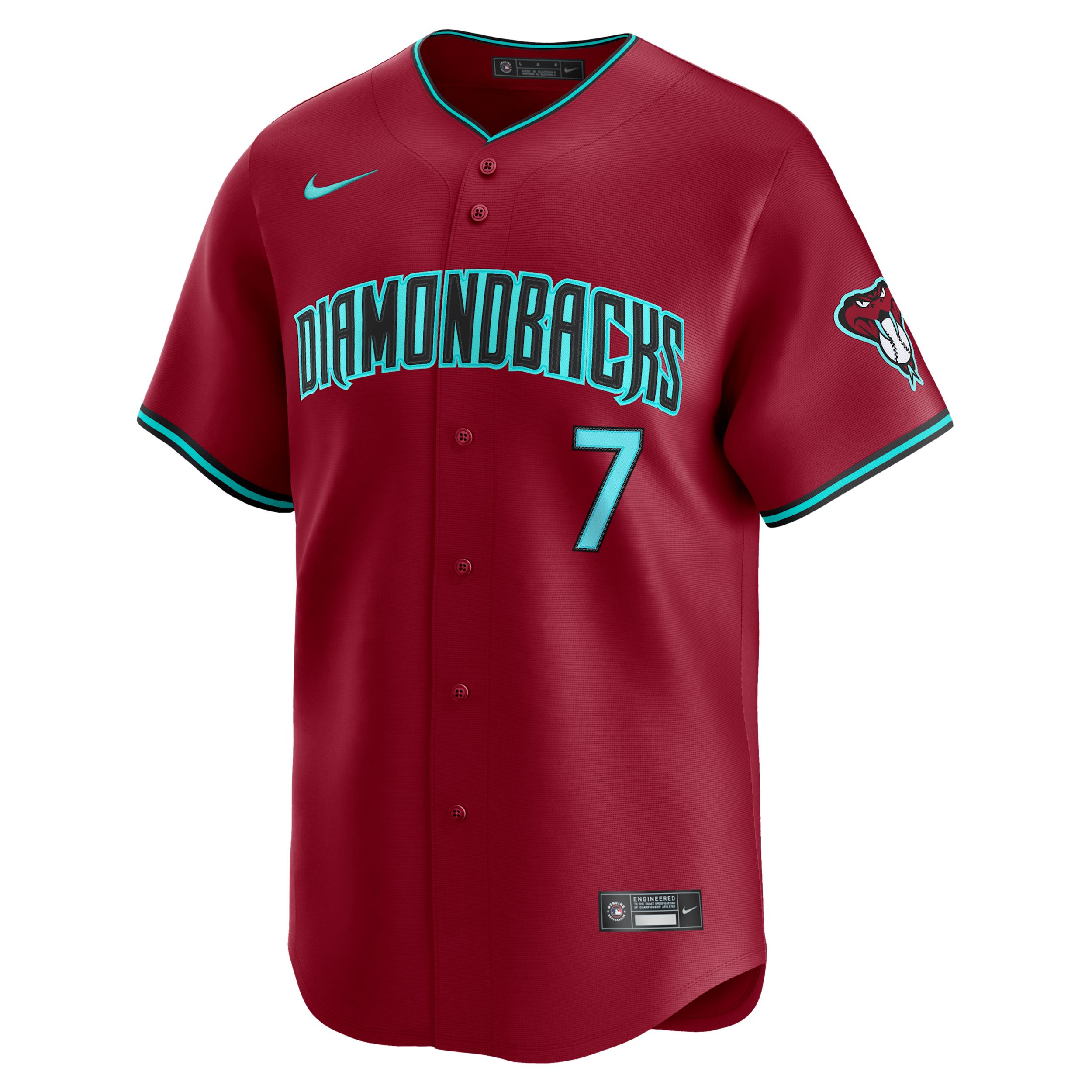 Corbin Carroll Arizona Diamondbacks Nike Mens Dri-FIT ADV MLB Limited Jersey | T7LMDKHODQ9-009 Product Image