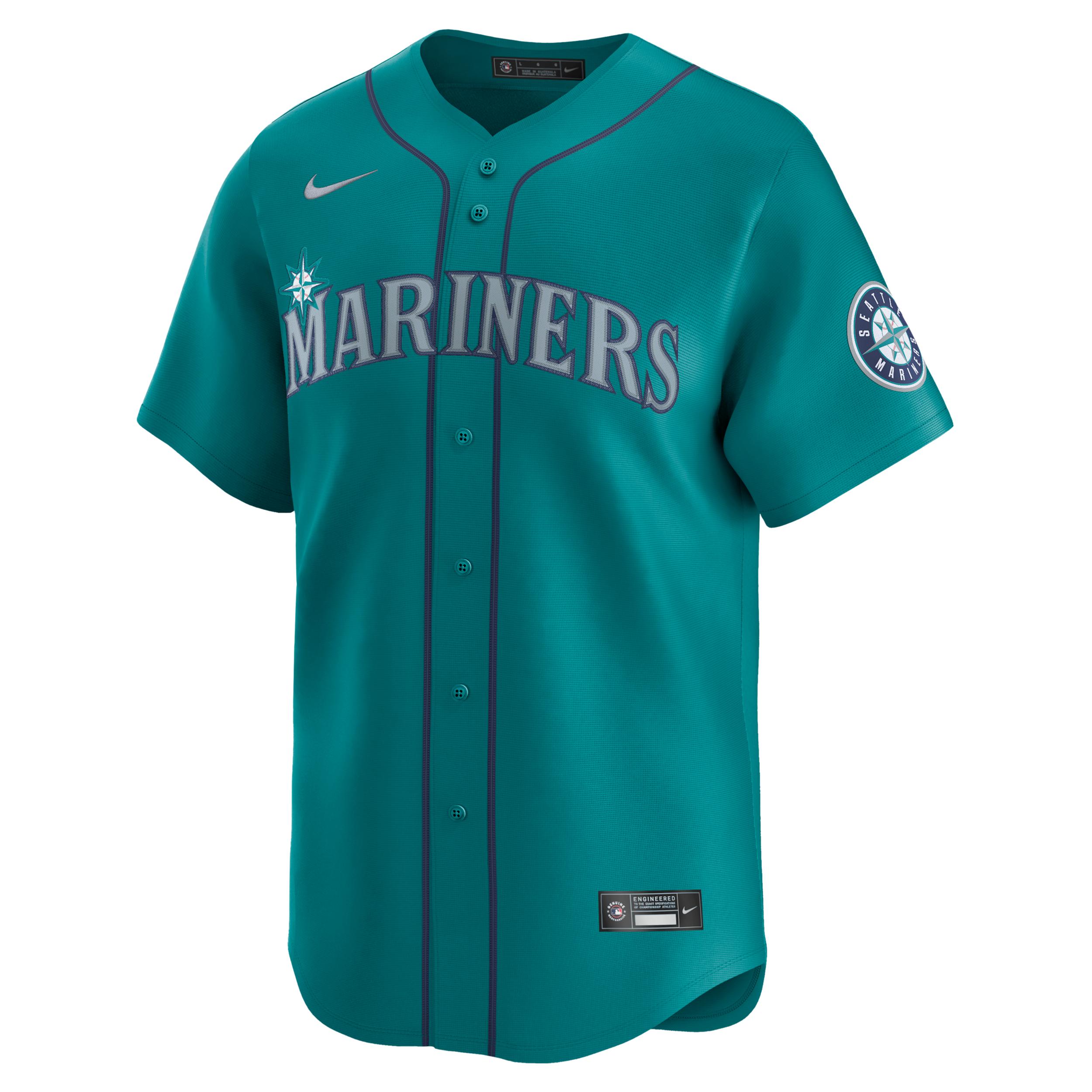 Cal Raleigh Seattle Mariners Nike Mens Dri-FIT MLB Limited Jersey | LM25MVA1MV9-5C2 Product Image