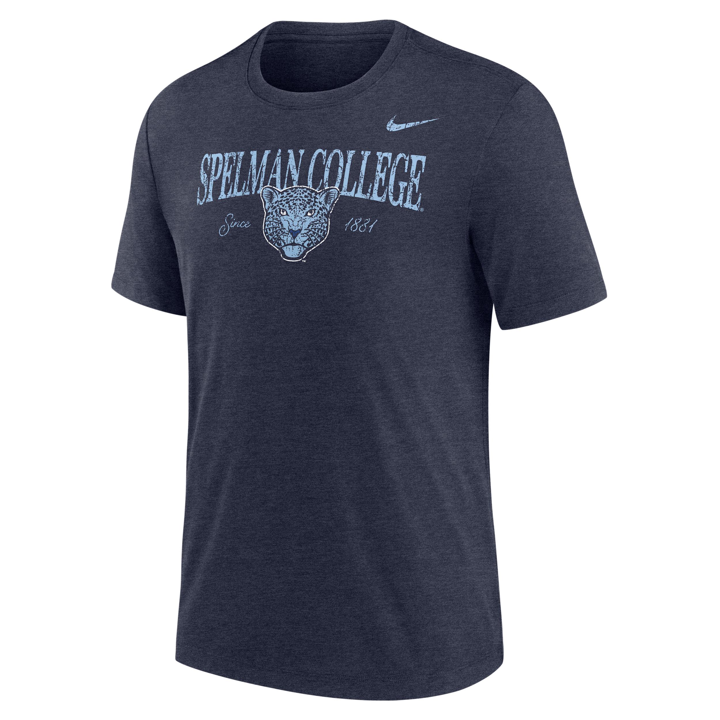 Nike Mens College (Spelman College) Tri-Blend Short-Sleeve T-Shirt | M21372SPEC25-NVH Product Image