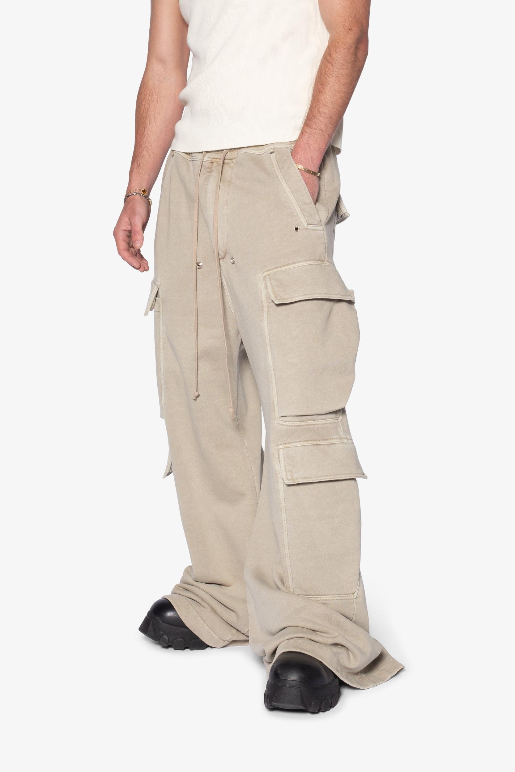 Rave Double Cargo Sweatpants - Washed Earth Product Image