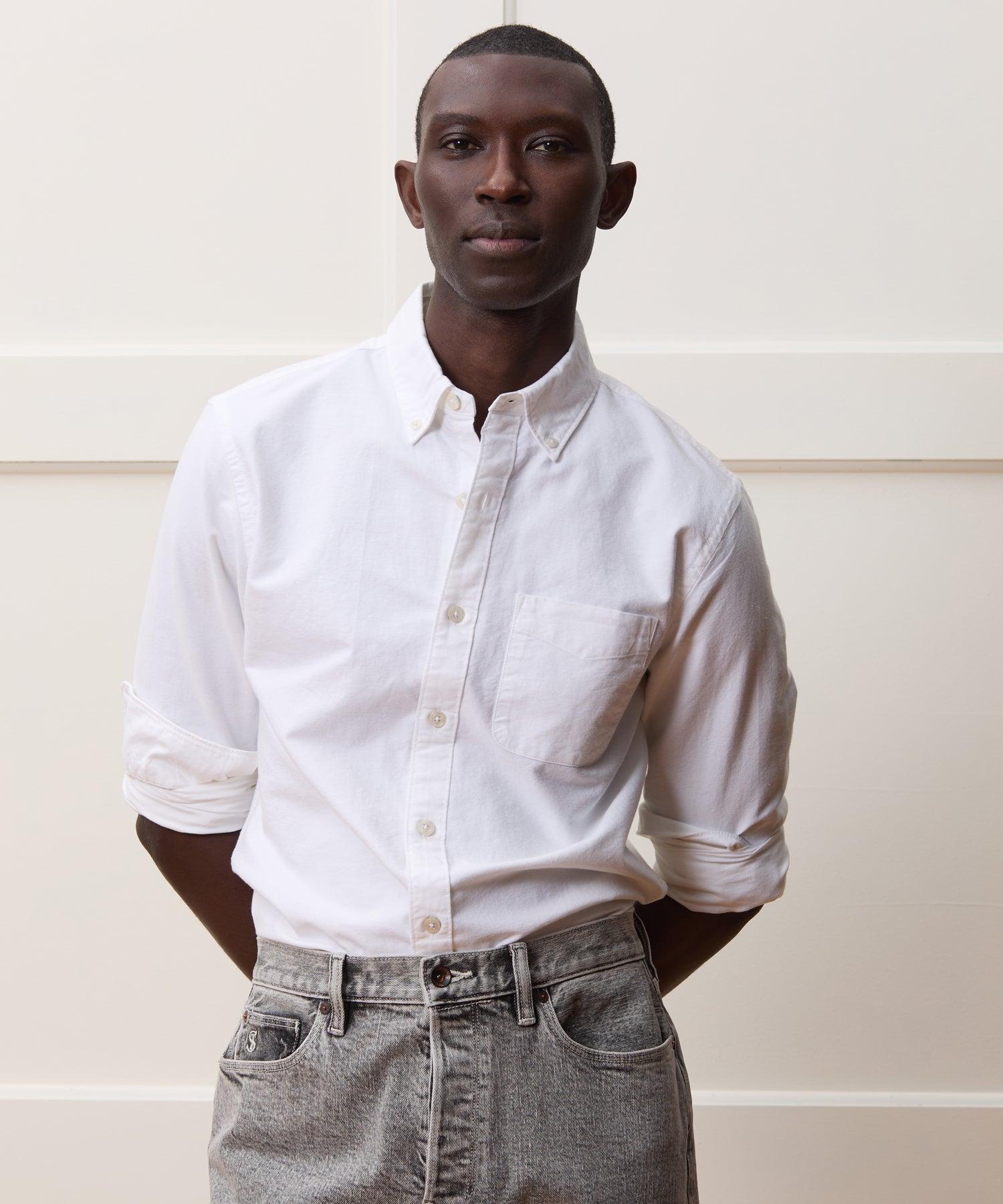 Japanese Selvedge Oxford Button-Down Collar Shirt Product Image