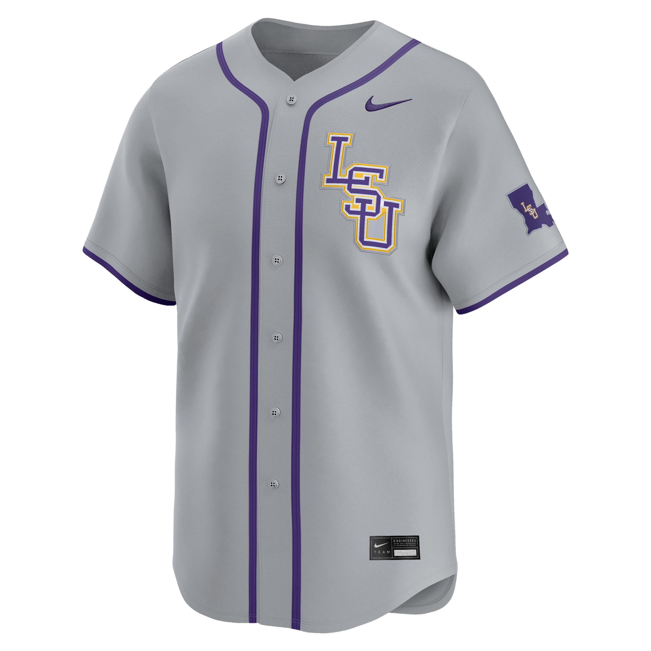 LSU Nike Men's College Limited Baseball Jersey Product Image