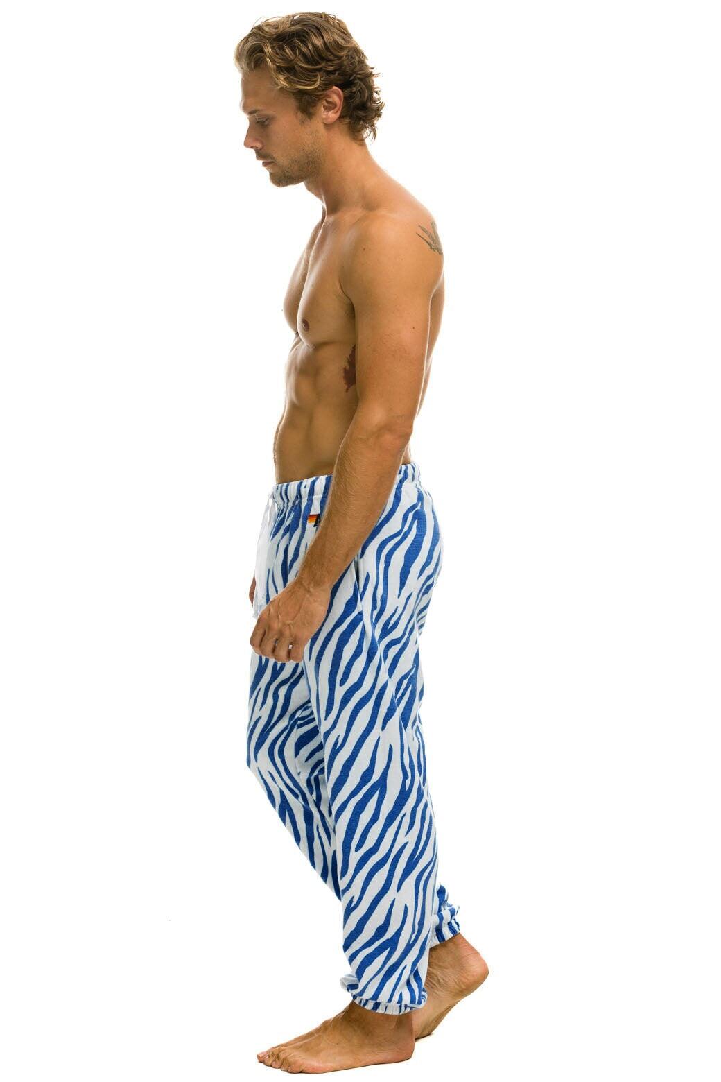 TIGER SWEATPANTS - BLUE TIGER Male Product Image