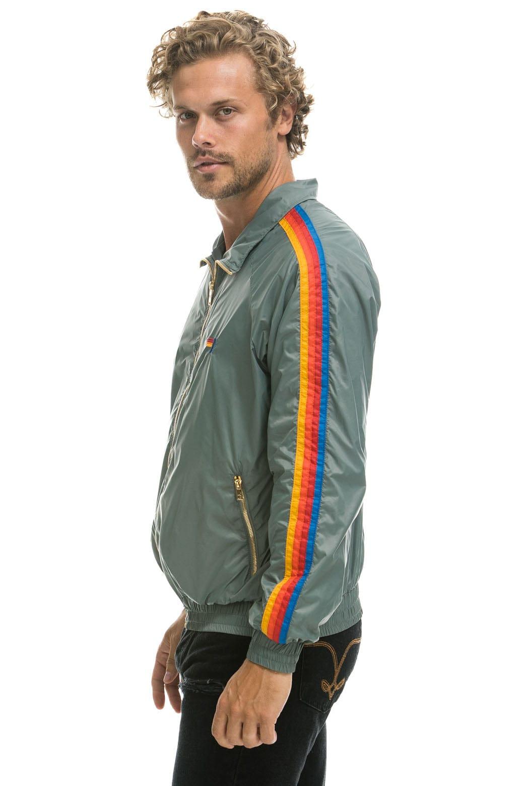MEN'S 4 STRIPE WINDBREAKER -  SEDONA Male Product Image