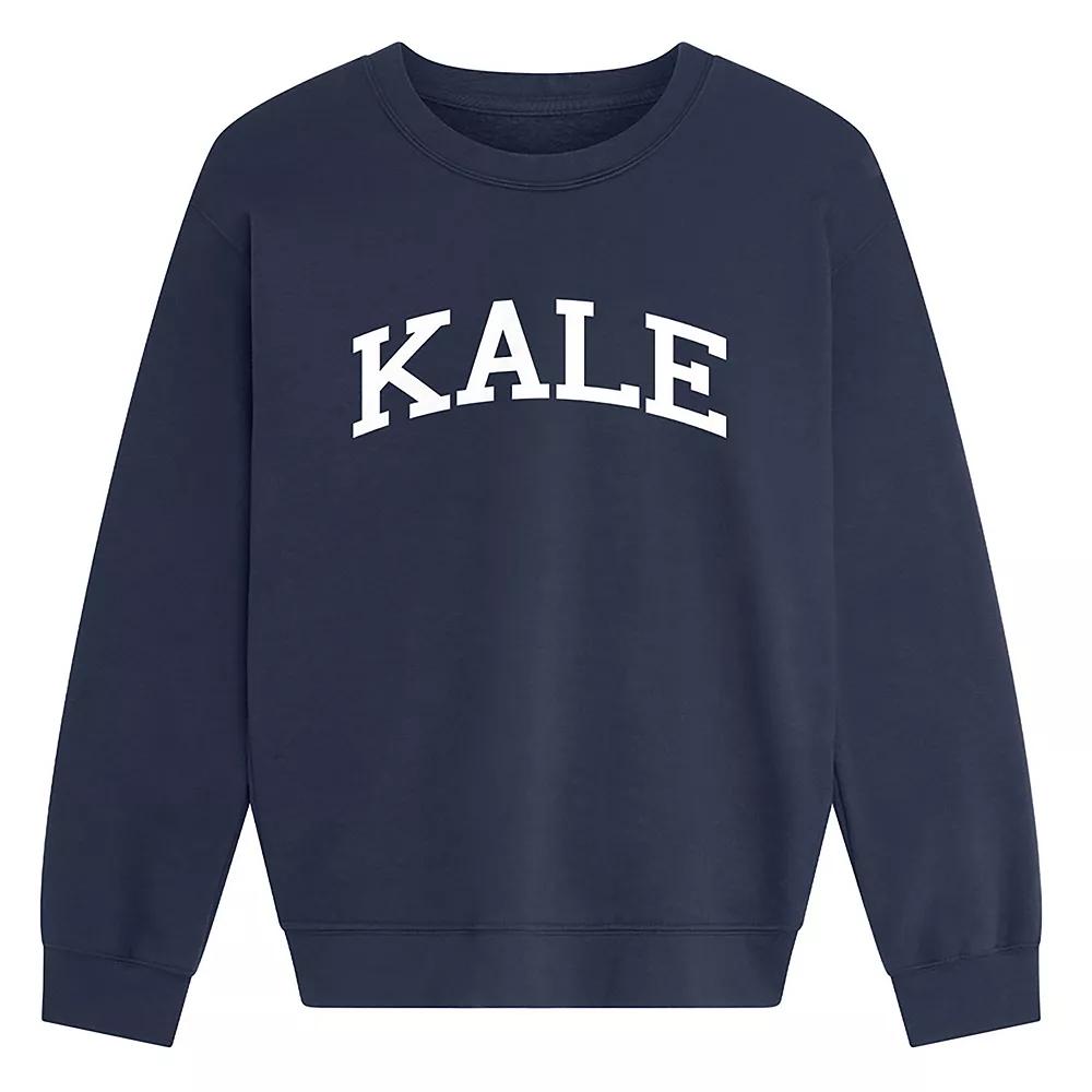Women's "Kale" Arched Graphic Crewneck Pullover, Girl's,  Product Image