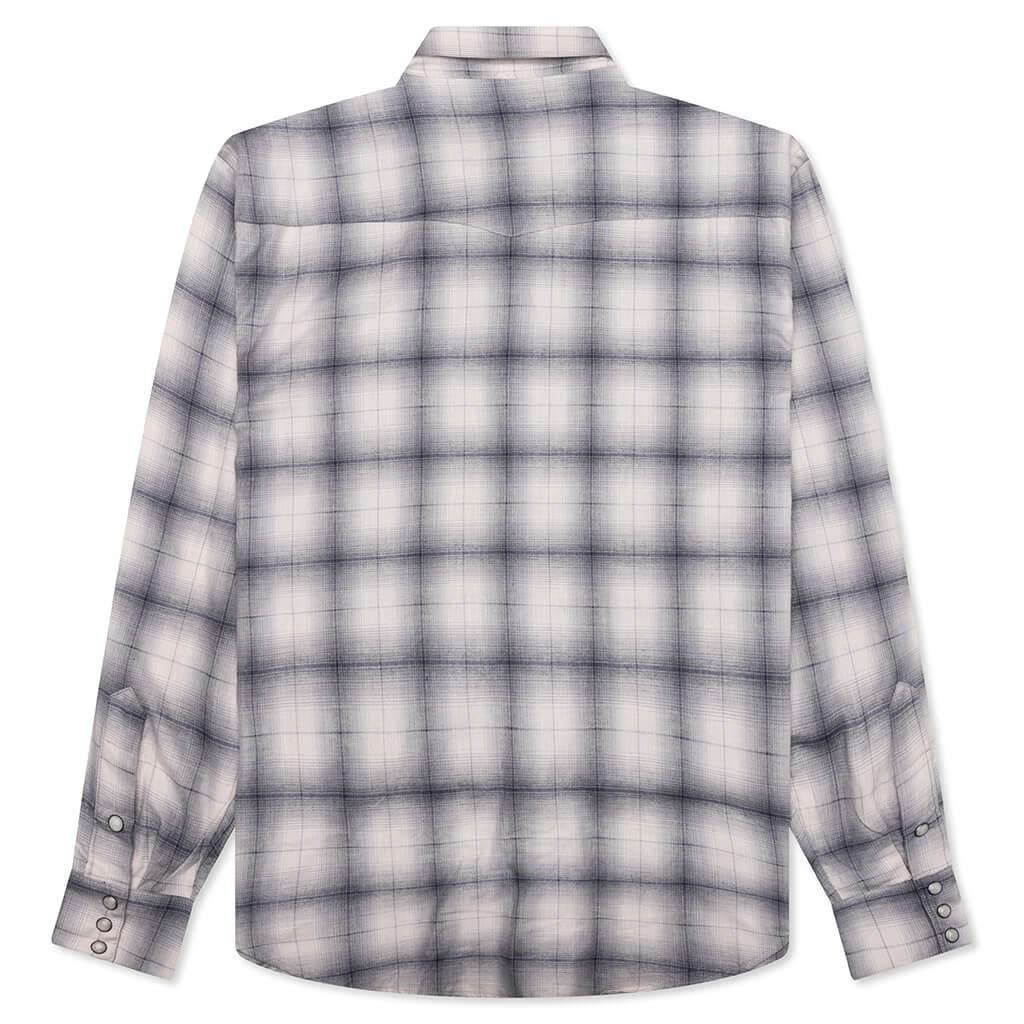 Shadow Plaid Western Shirt - Dusk Male Product Image