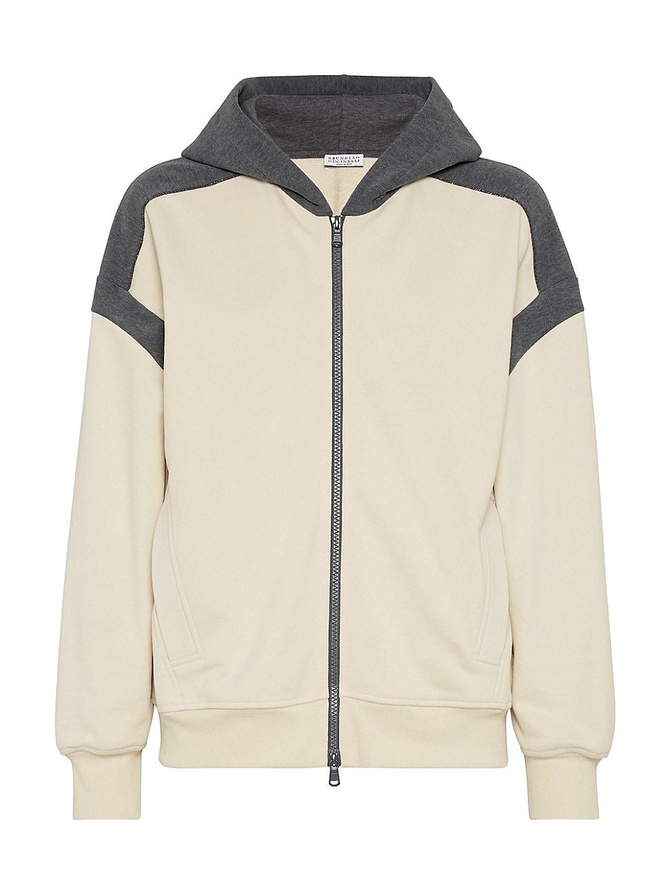 Womens Cotton Smooth French Terry Hooded Sweatshirt Product Image