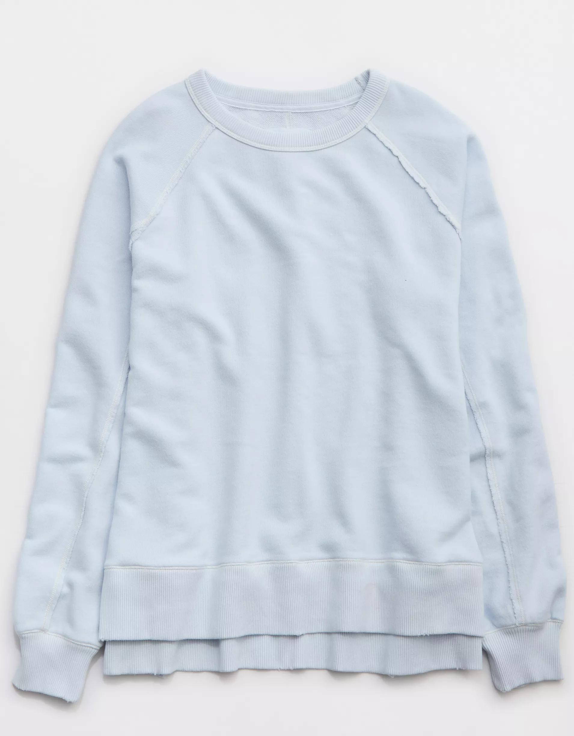 Aerie East West Crew Sweatshirt Product Image