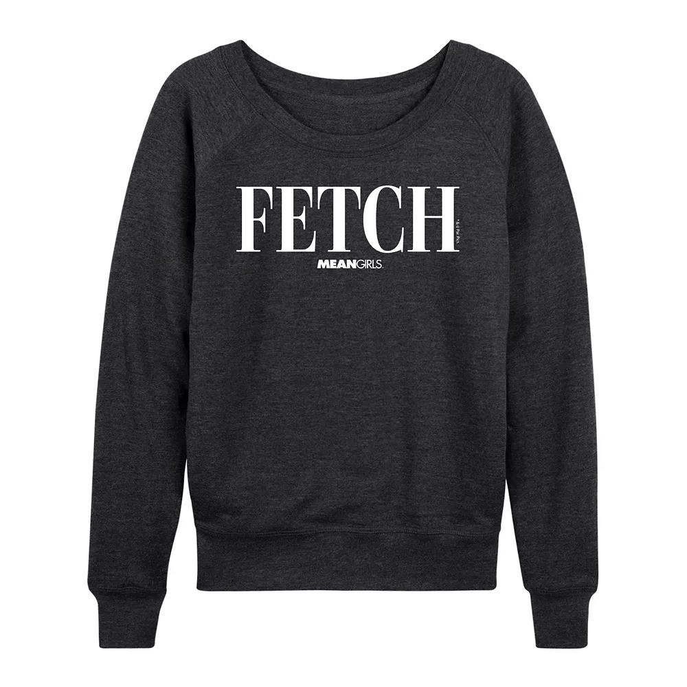 Women's Mean Girls Fetch French Terry Long Sleeve Tee,  Product Image