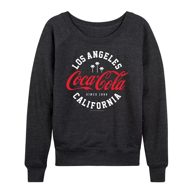 Women's Coca-Cola Los Angeles French Terry Long Sleeve Tee, Girl's,  Product Image