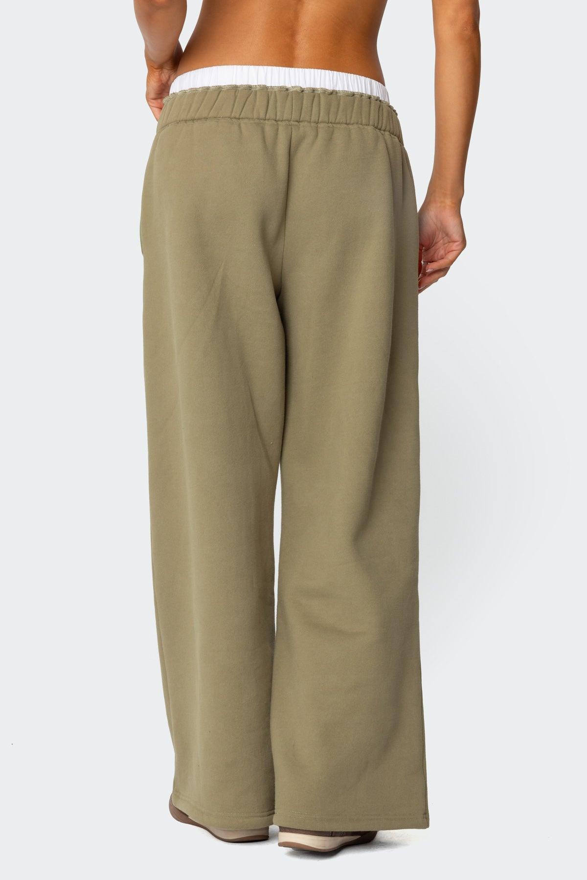 Drawstring Boxer Detail Sweatpants Product Image