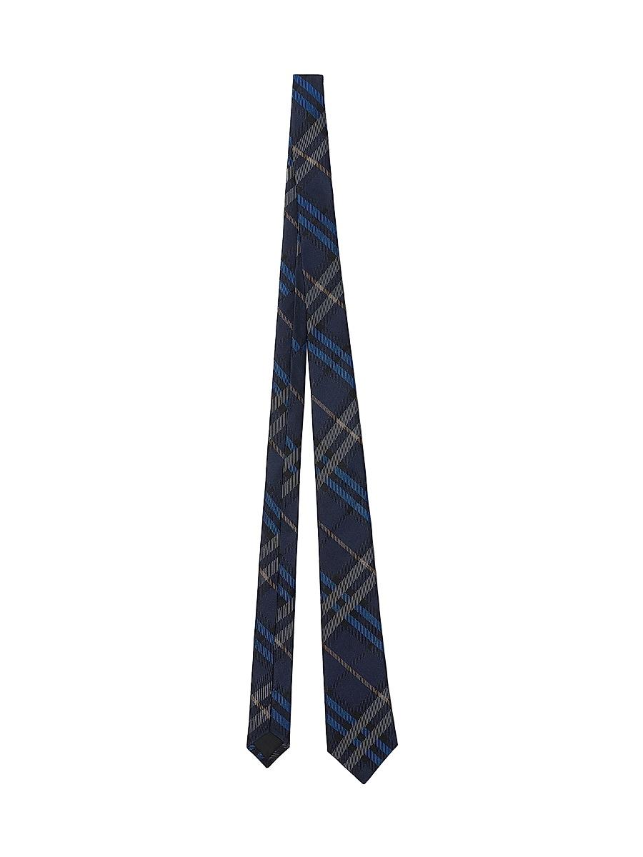 Mens Check Silk Tie Product Image