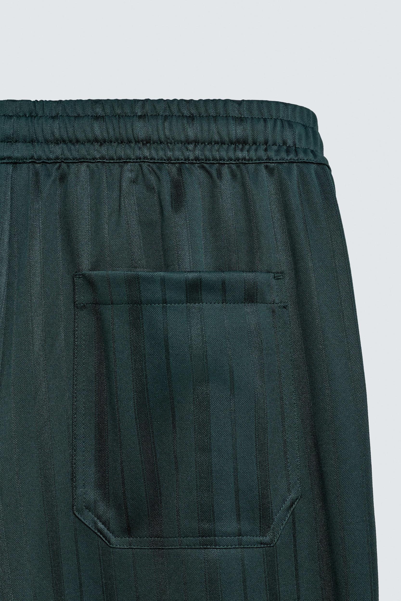 STRIPED JACQUARD JOGGING PANTS Product Image