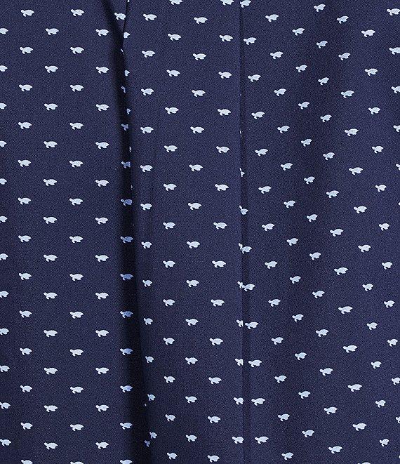 Roundtree & Yorke Big & Tall TravelSmart Easy Care Short Sleeve Turtle Print Sport Shirt Product Image