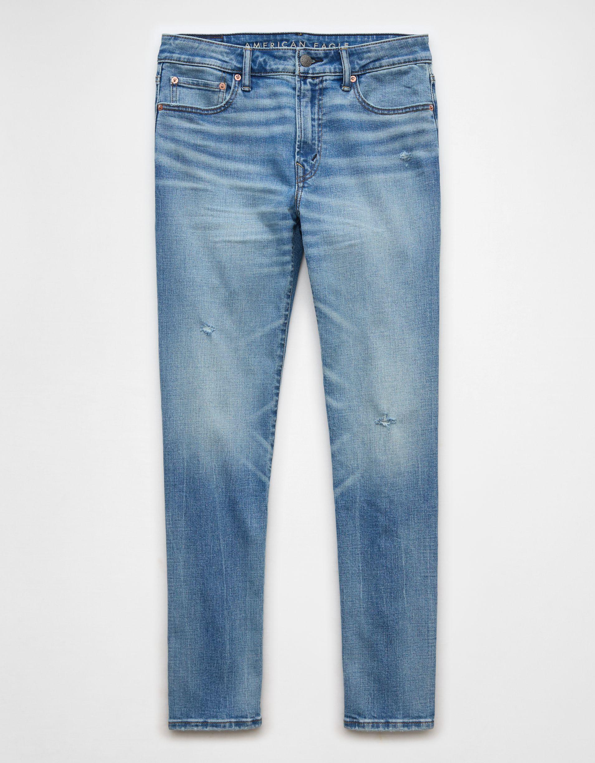 AE AirFlex+ Ripped Slim Straight Jean Product Image