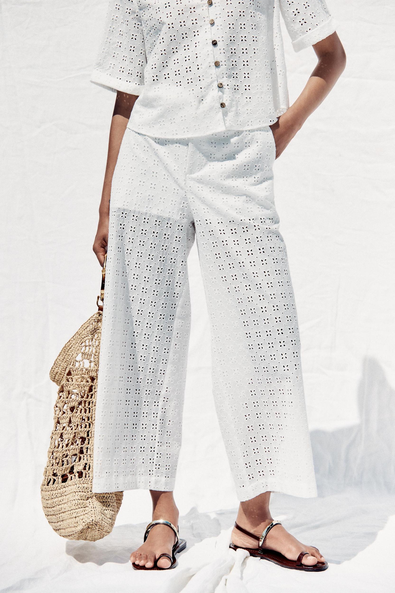 OPENWORK EMBROIDERY CULOTTES Product Image