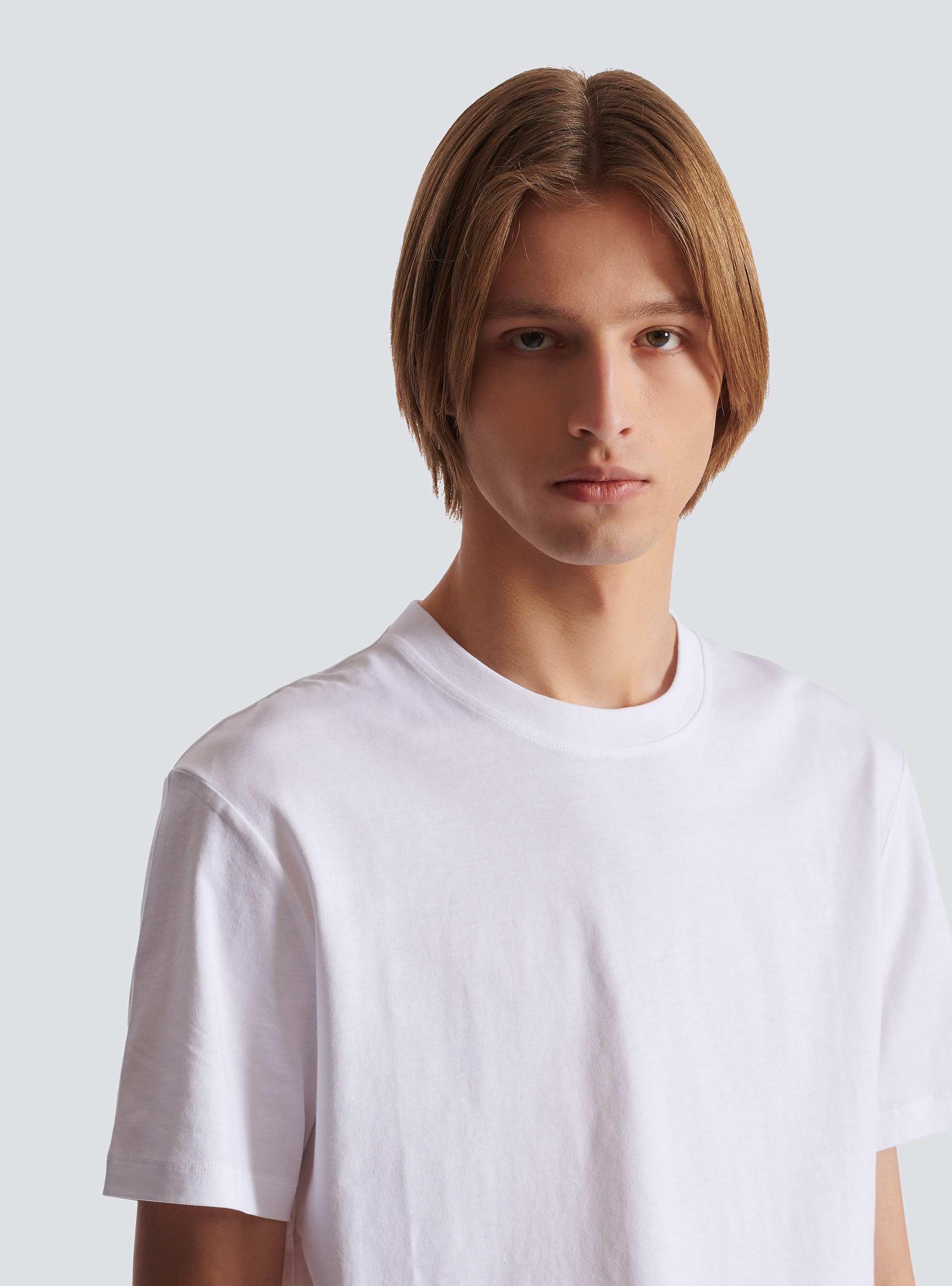 Small Balmain Stamp printed T-shirt Product Image