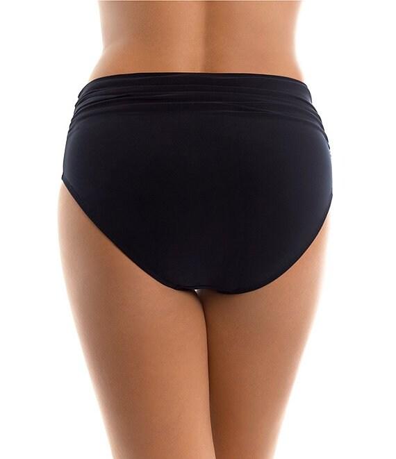 Magicsuit Solid Jersey Brief Shirred Swim Bottom Product Image