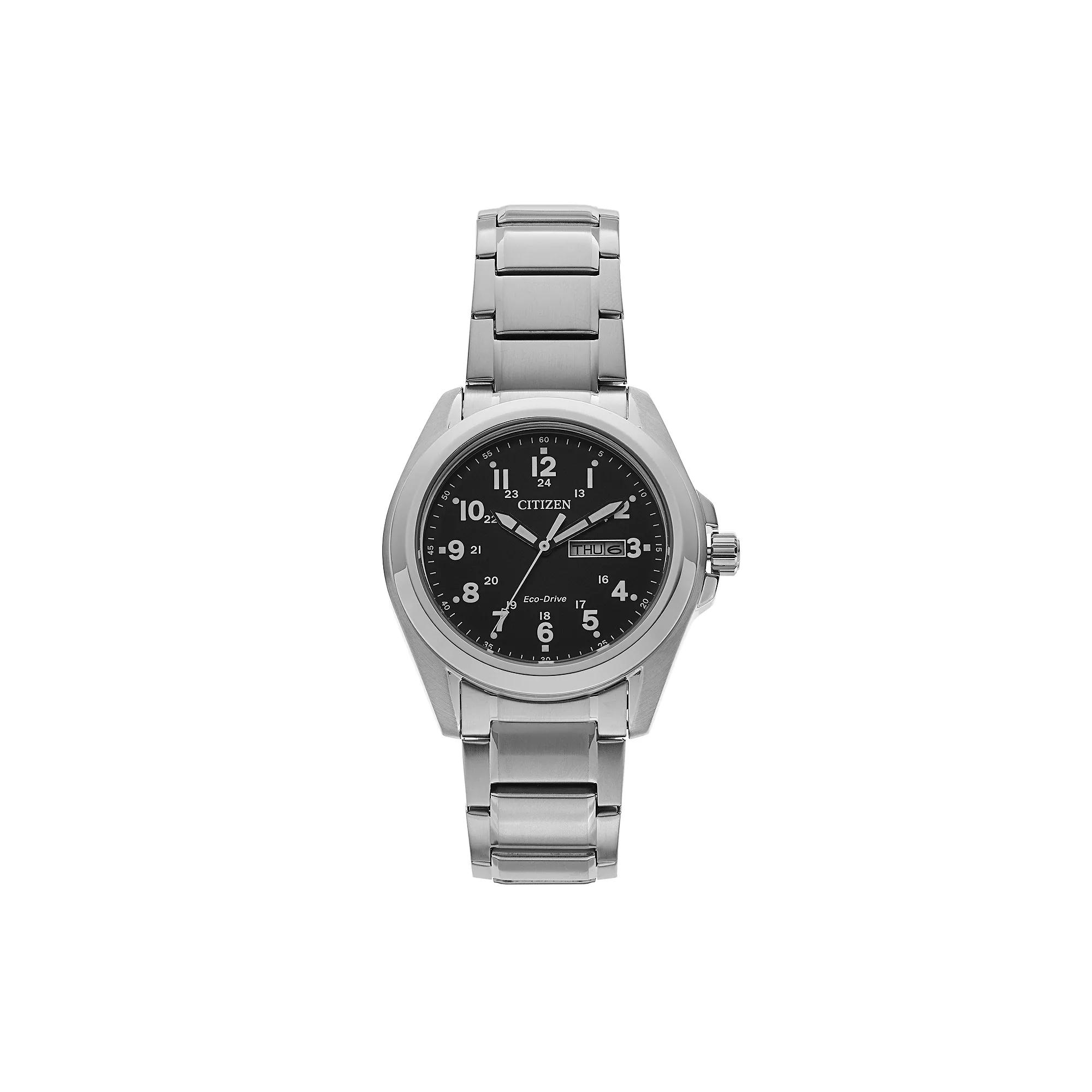 Citizen Eco-Drive Mens Sport Stainless Steel Watch - AW0050-82E Silver Tone Product Image