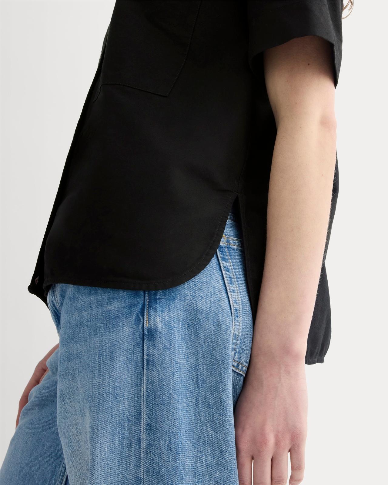 The Short-Sleeve Boxy Oxford Product Image