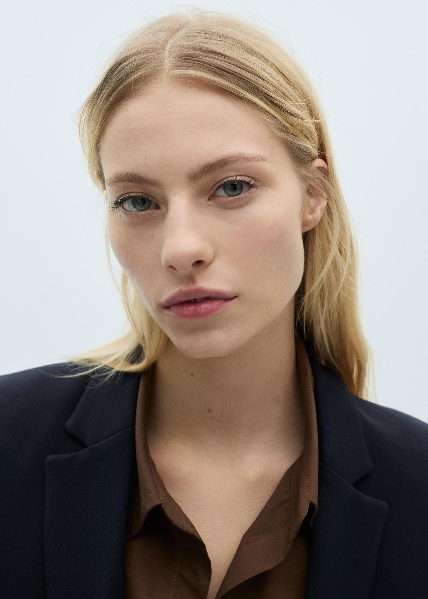 Suit jacket with pockets - Women | MANGO USA Product Image