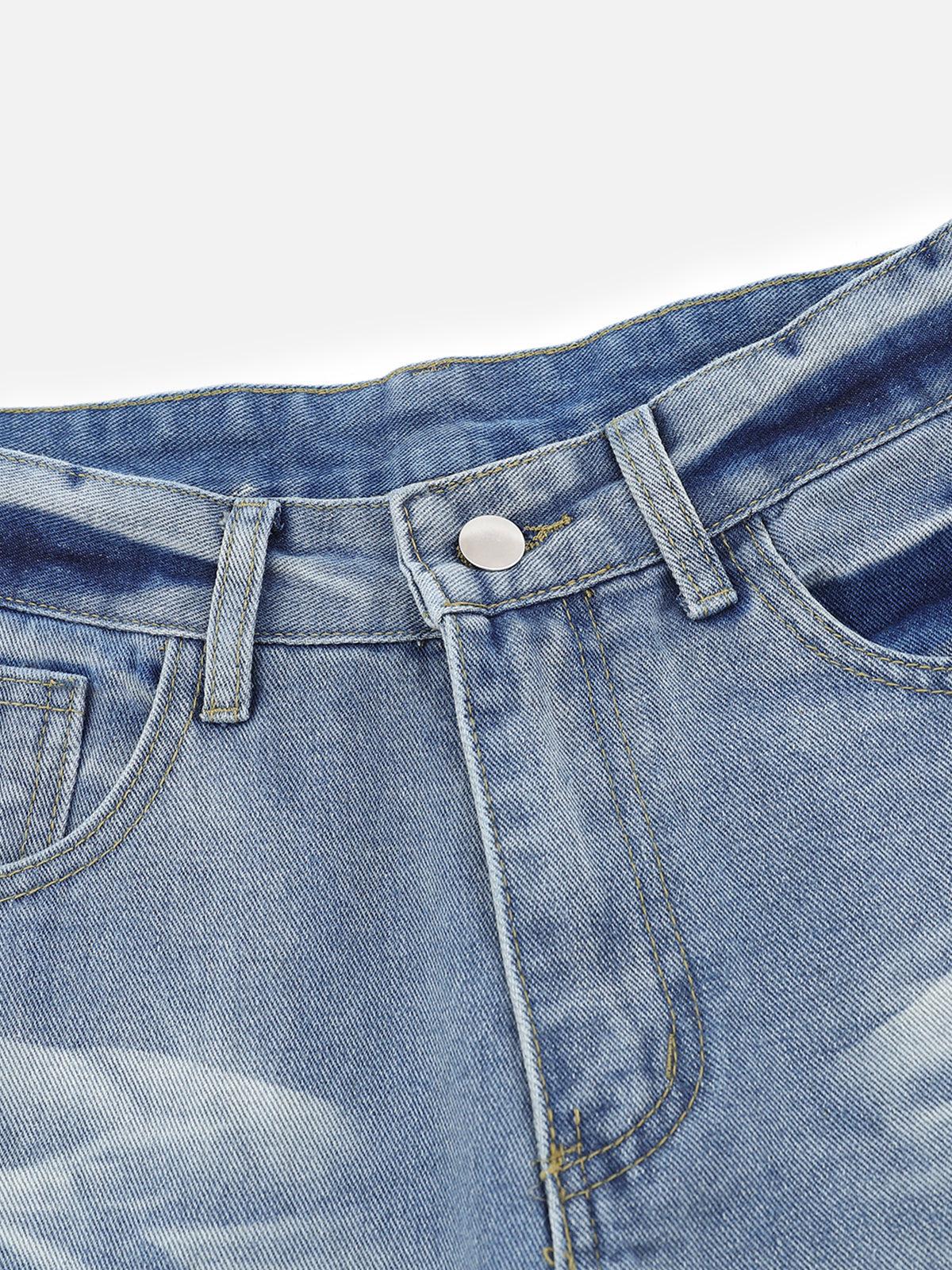 Aelfric Eden Street Washed Graphic Longline Jorts Product Image