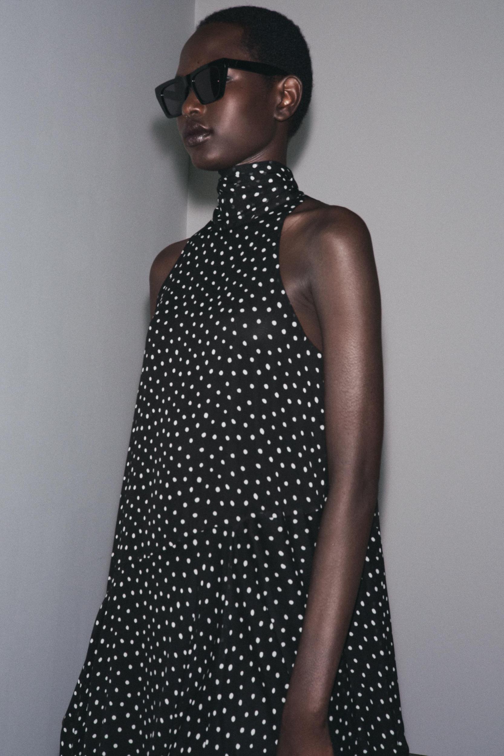 ZW COLLECTION HALTER POLKA DOT DRESS Product Image