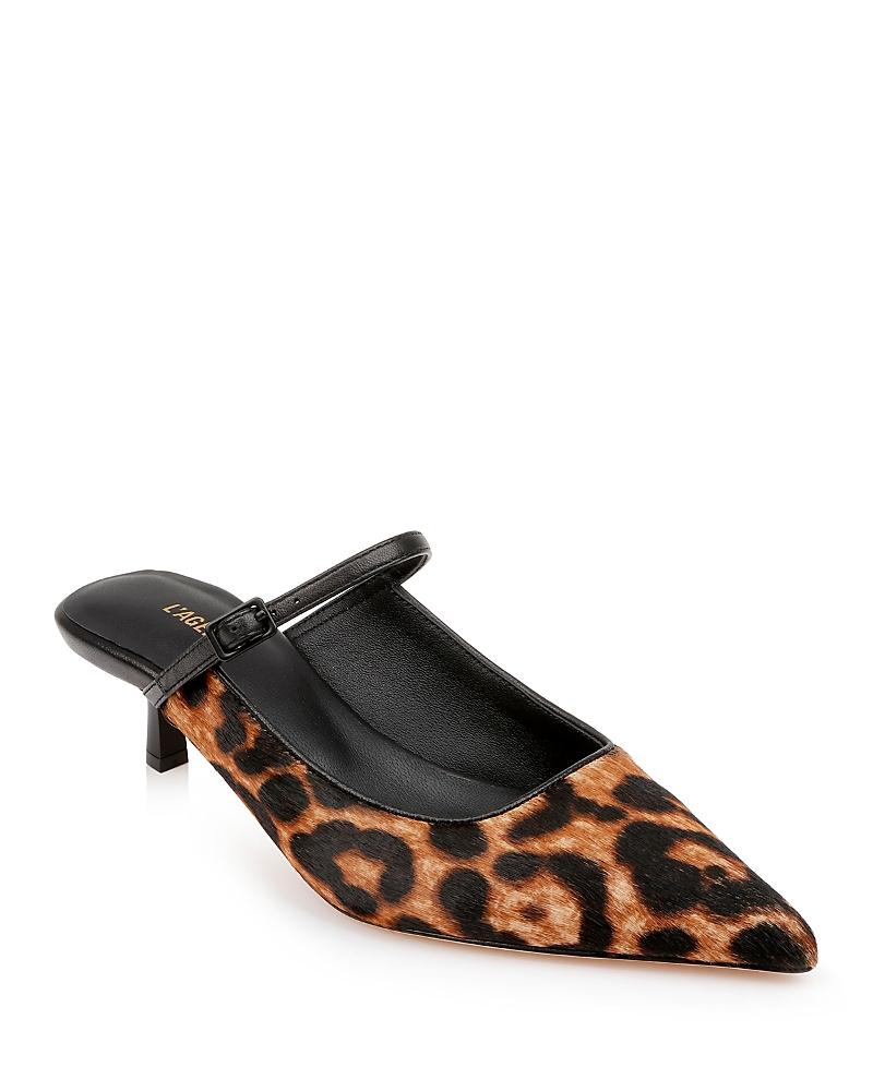 Womens Edith 45MM Leopard Calf Hair Pumps Product Image