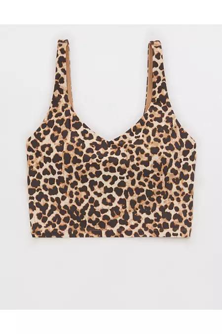 OFFLINE By Aerie Real Me Low Key Longline Sports Bra Women's Product Image