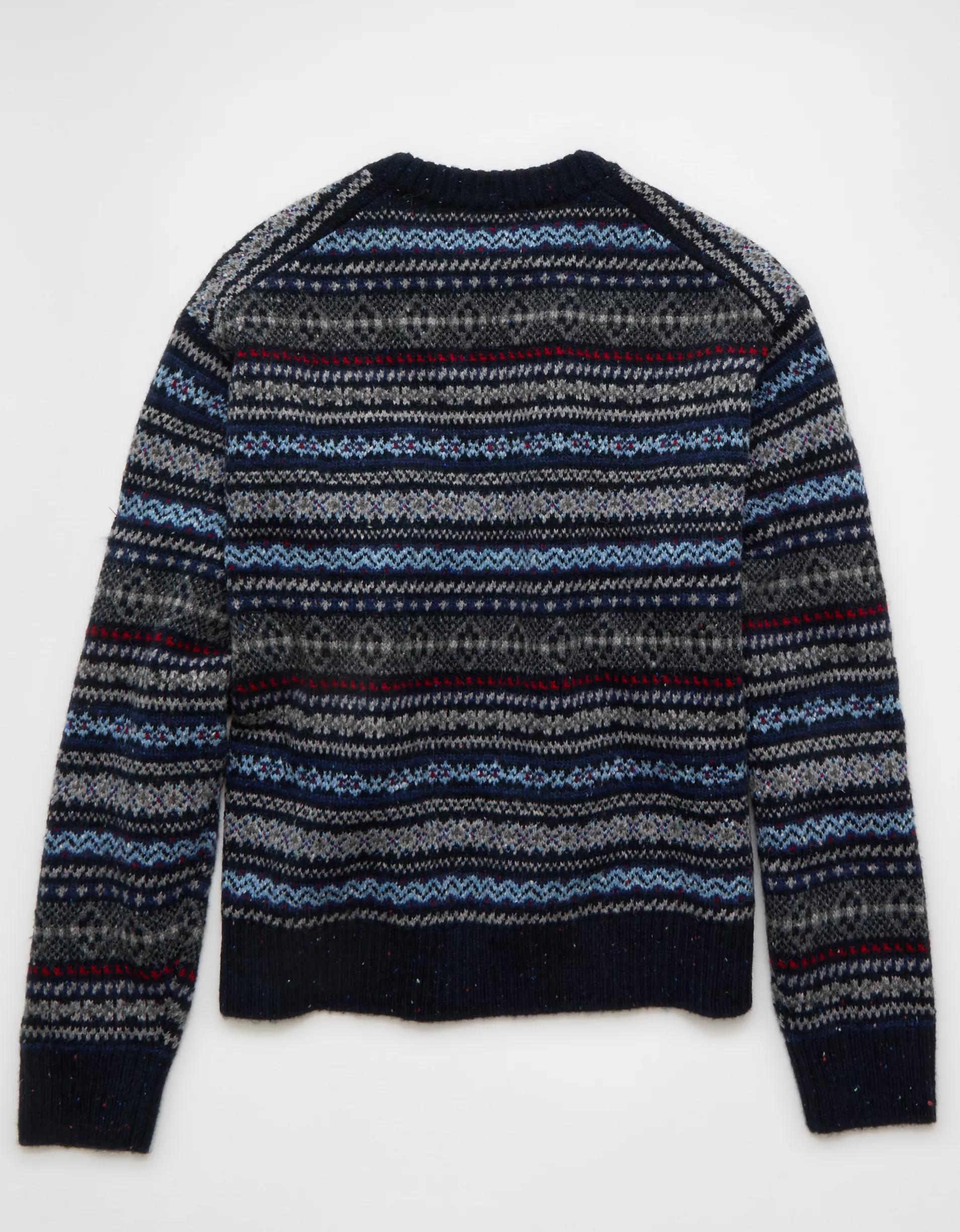 AE Cozy Cabin Fairisle Sweater Product Image