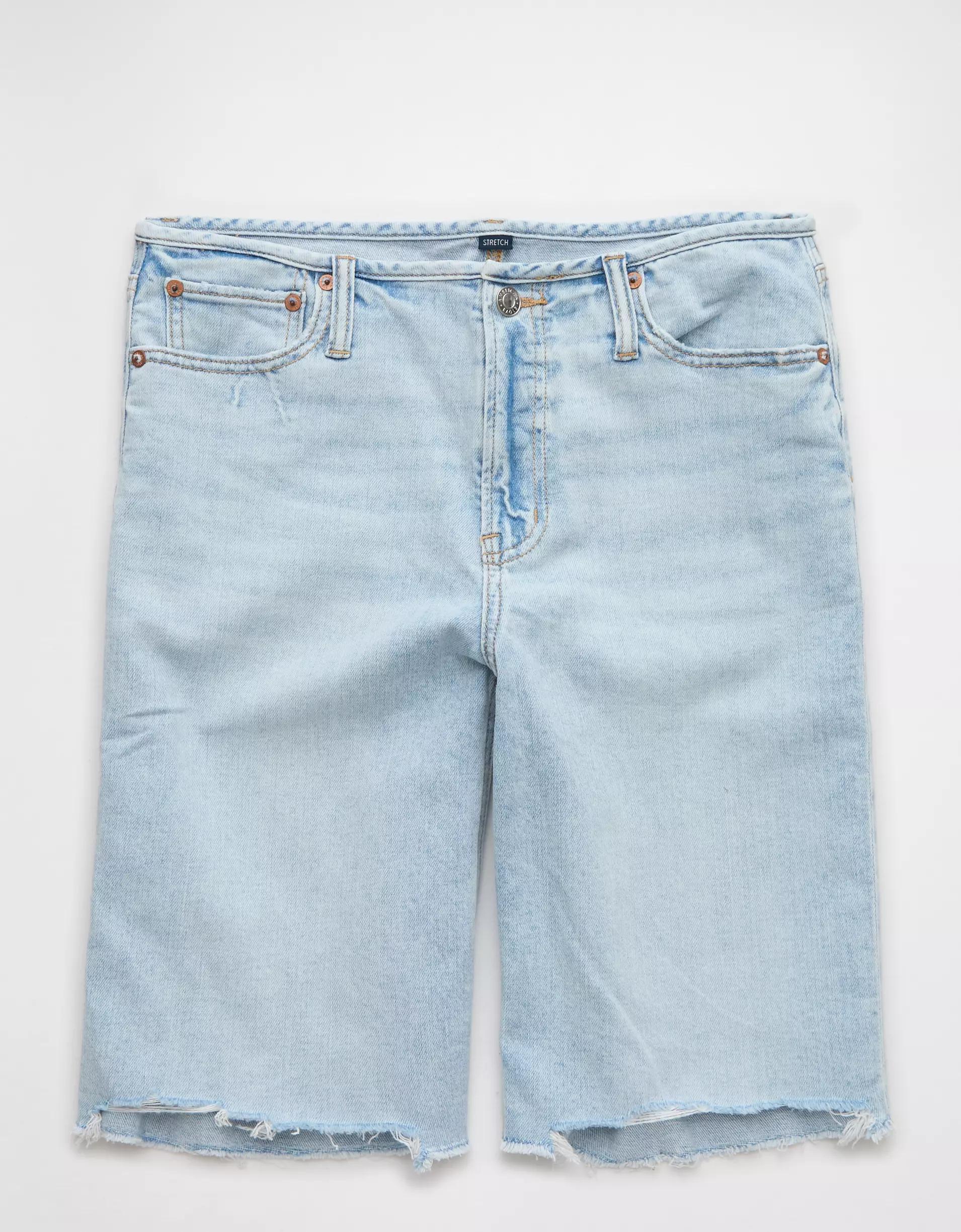 AE 11" Dreamy Drape Stretch High-Waisted Jort Product Image