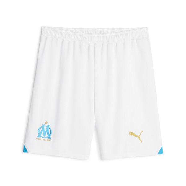 PUMA Olympique de Marseille Men's Soccer Shorts in Royal Blue Product Image