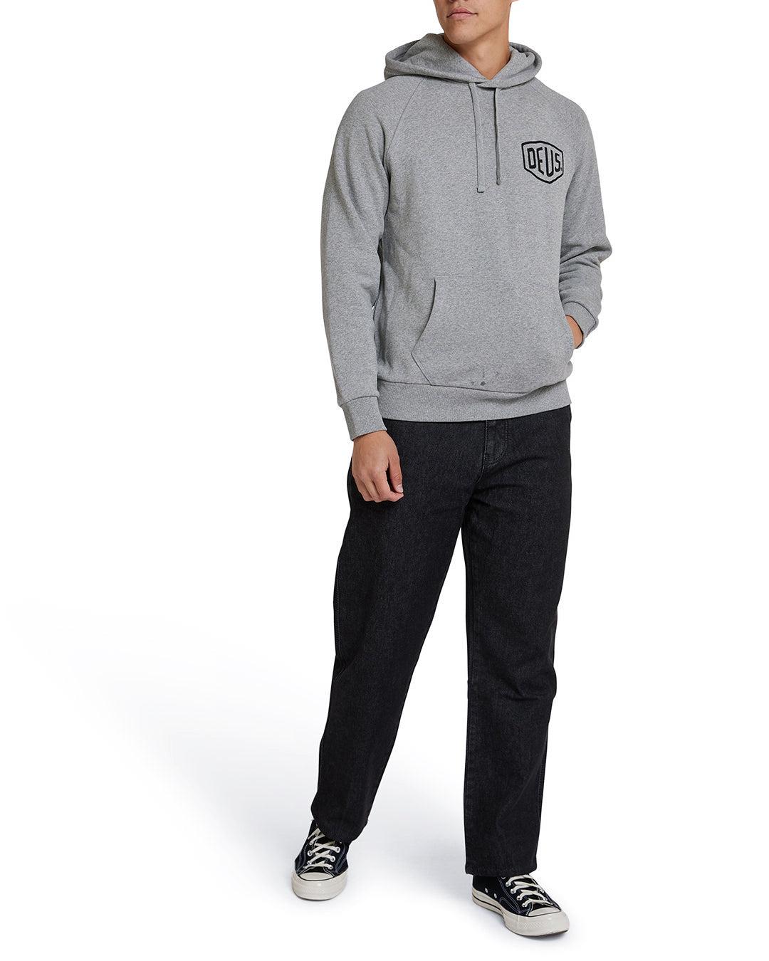 Tokyo Address Hoodie - Grey Marle Product Image