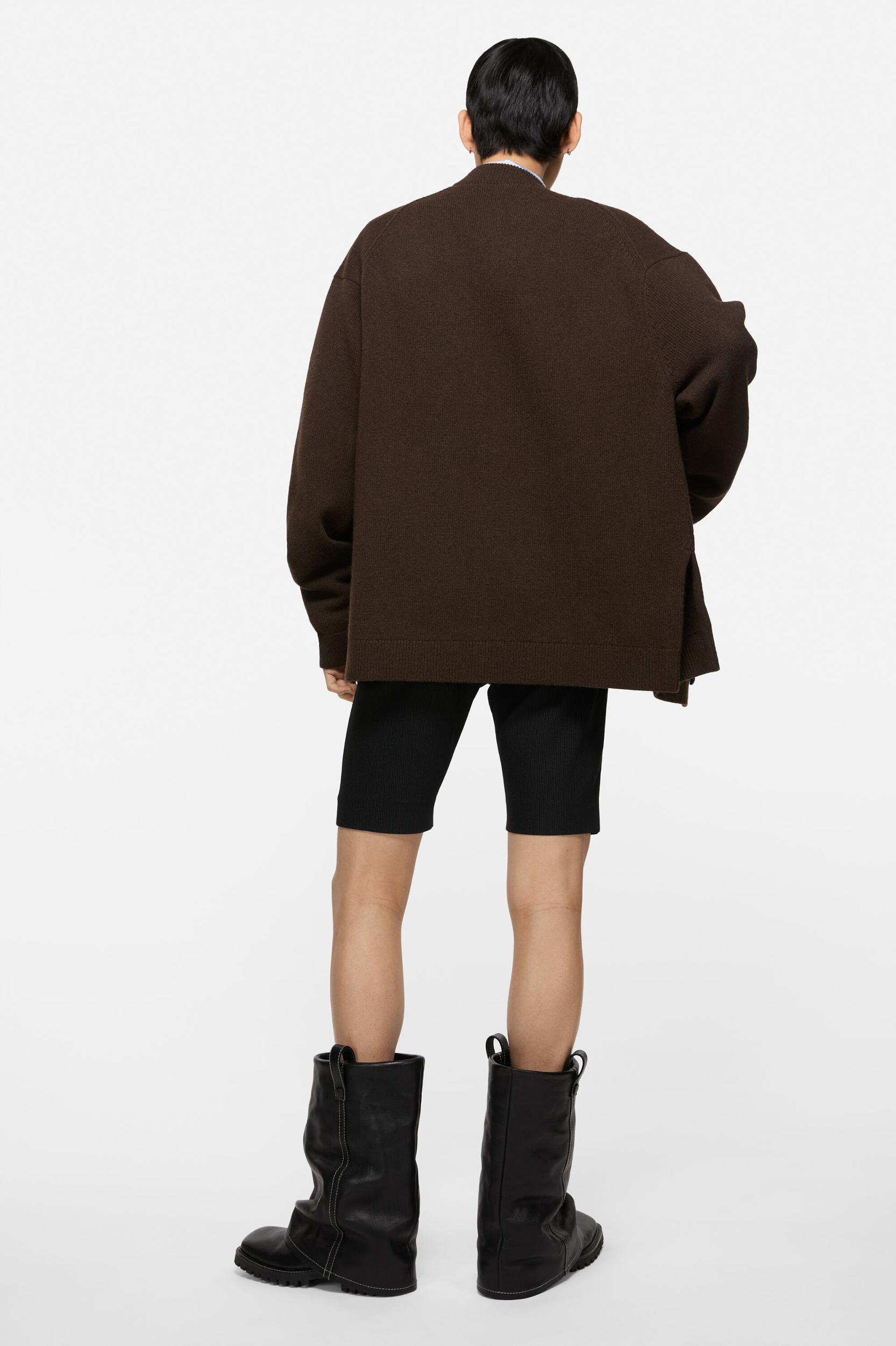 Wool V-Neck Cardigan Product Image