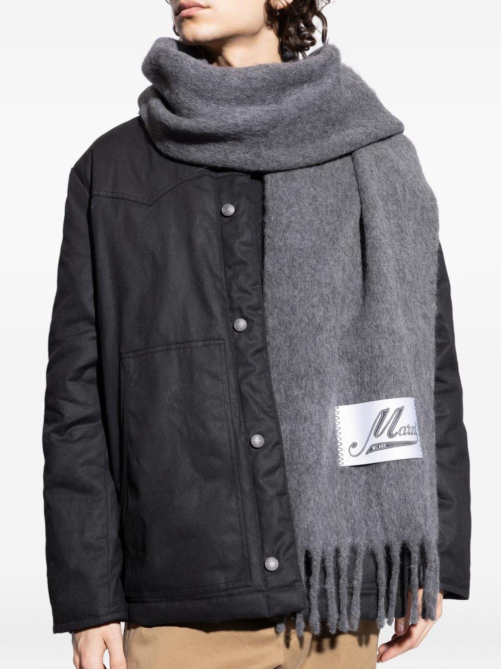 fringed logo scarf Product Image