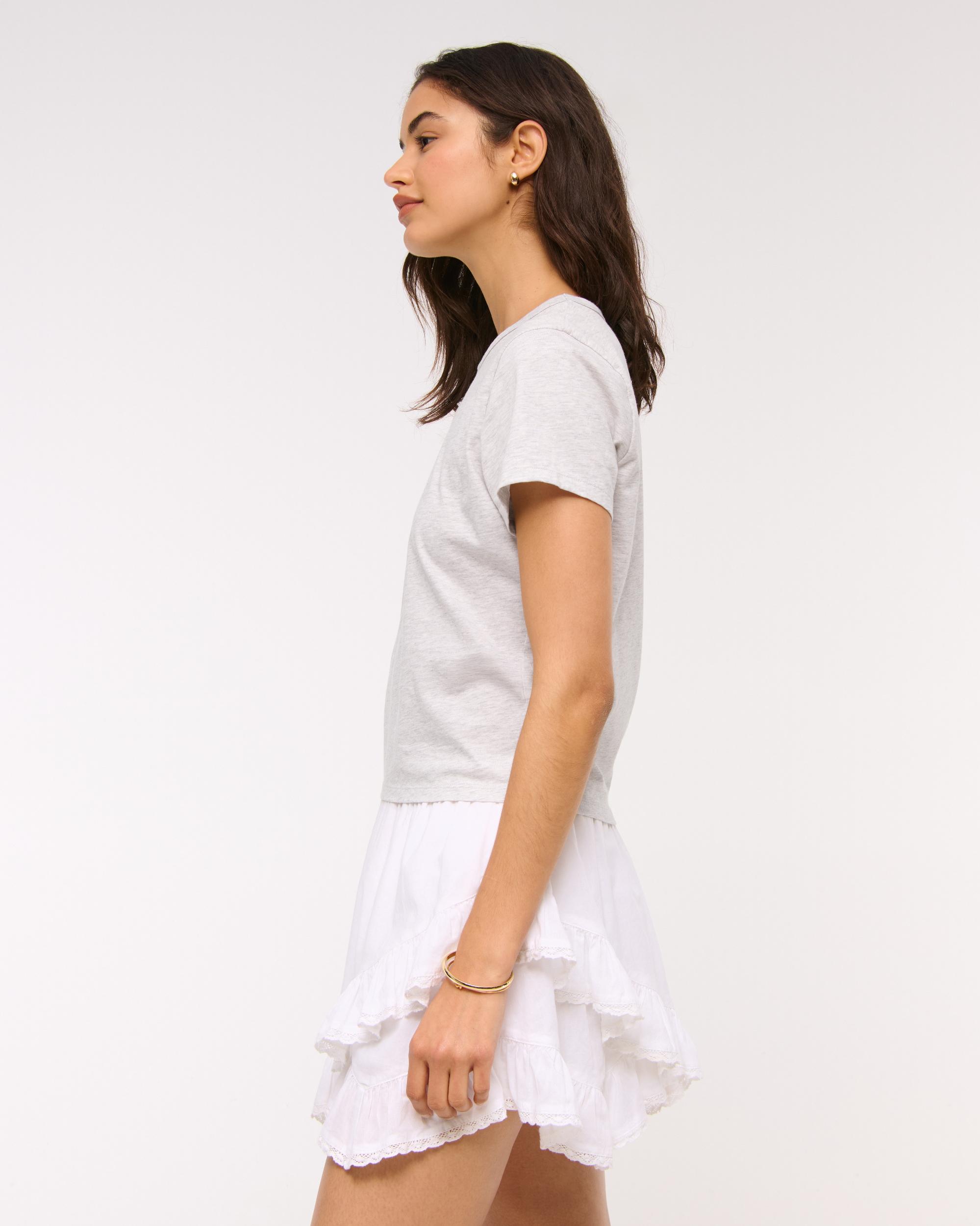 Short-Sleeve Cowboy Hat Graphic Skimming Tee Product Image