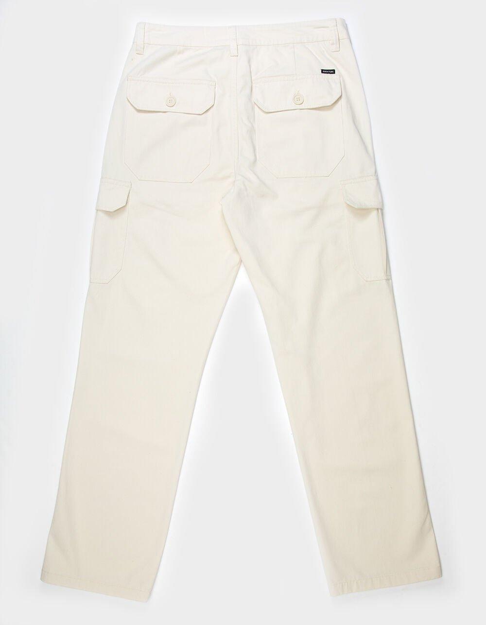 BRIXTON Vintage Brushed Mens Cargo Pants - NATURAL Product Image