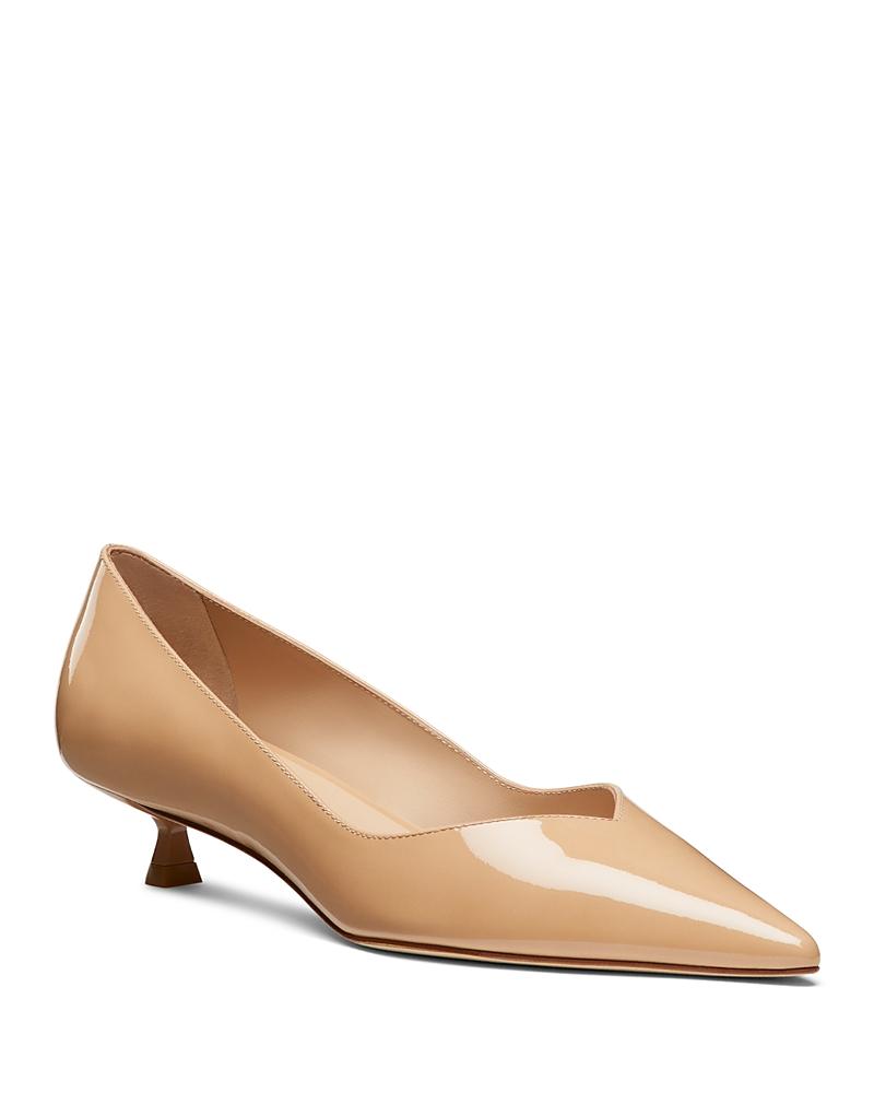 Stuart Weitzman Womens Eva Kitten Heel Pumps Product Image