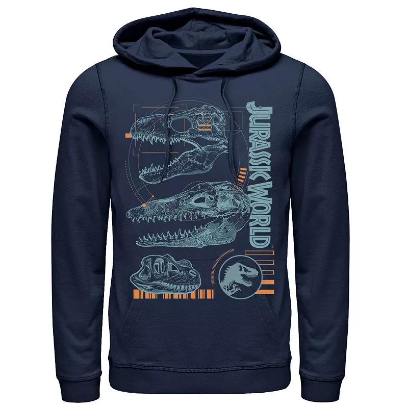 Men's Jurassic World Clever Raptor Head Side Print Hoodie,  Product Image