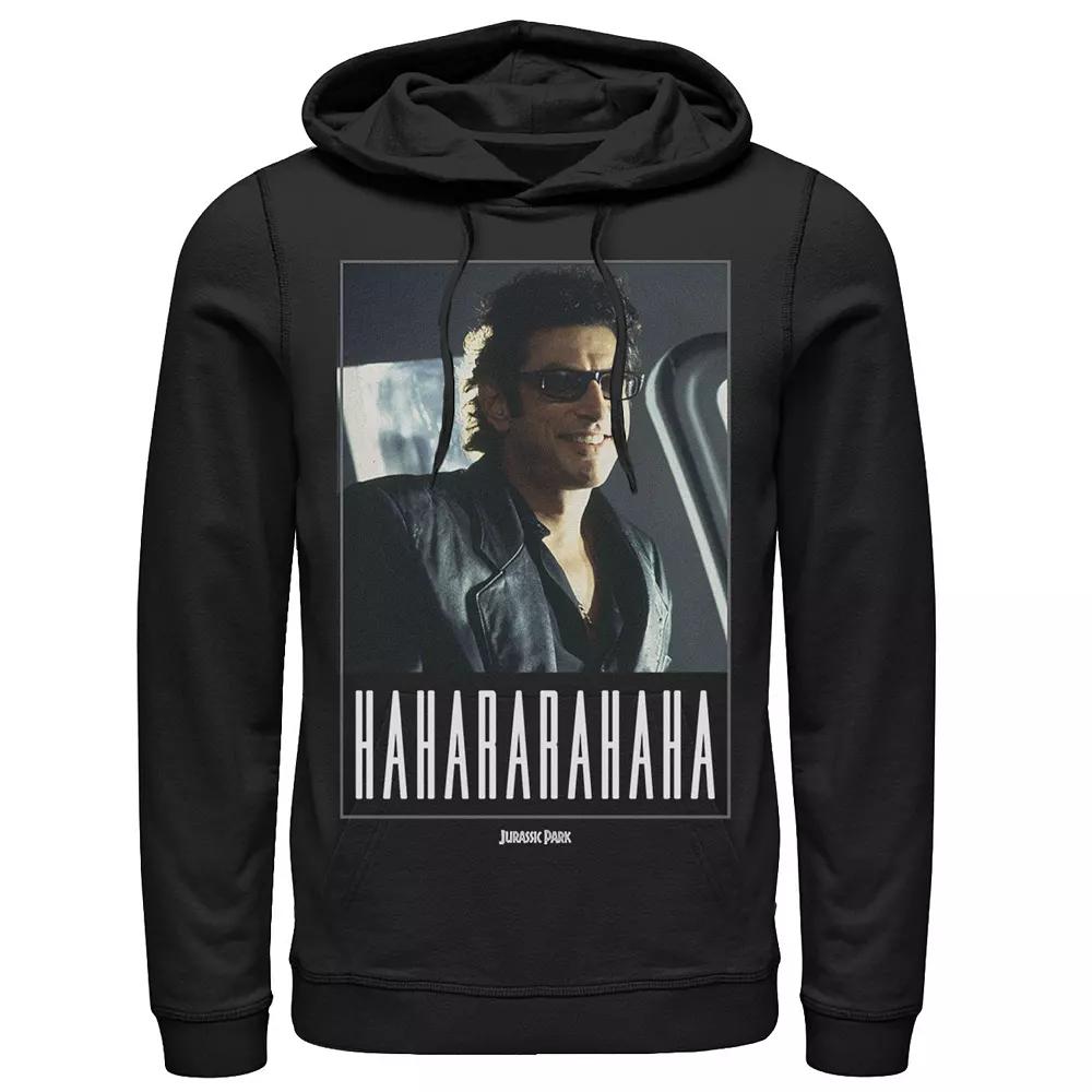 Men's Jurassic Park Ian Malcolm Hahararahaha Hoodie,  Product Image