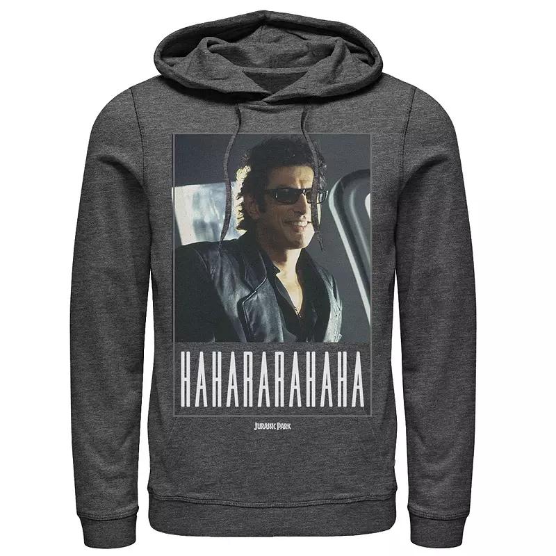 Men's Jurassic Park Ian Malcolm Hahararahaha Hoodie,  Product Image