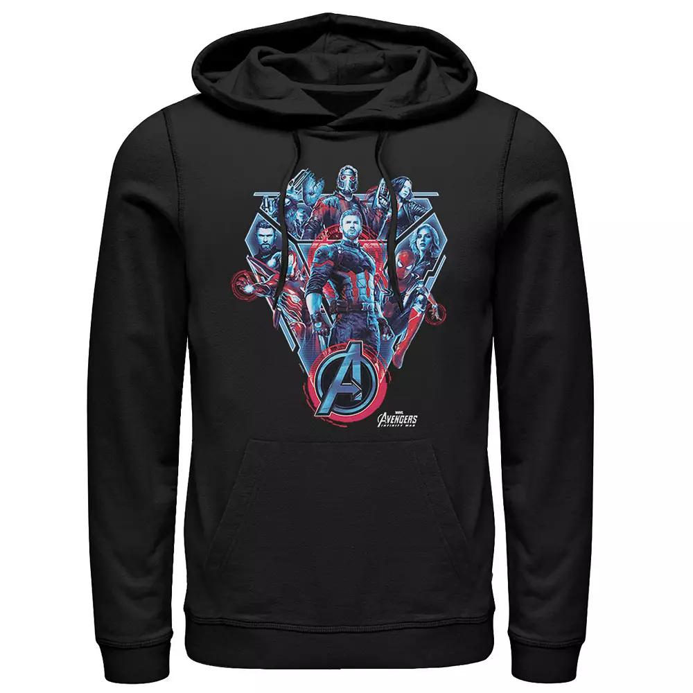 Men's The Suicide Squad Task Force X Colorful Portrait Panels Hoodie,  Product Image